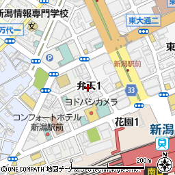 やきとり専門店 いち藤 新潟駅前店周辺の地図