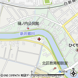 新潟県新潟市北区下土地亀8周辺の地図