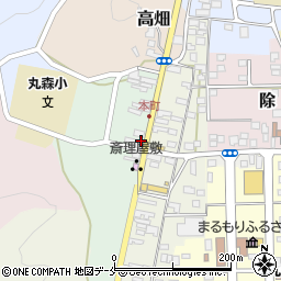 仙台銀行丸森 ＡＴＭ周辺の地図