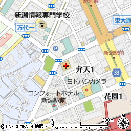 代々木ゼミナール新潟校周辺の地図