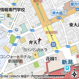 新潟酒場 七福周辺の地図
