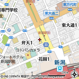 寧々家 新潟駅前店周辺の地図