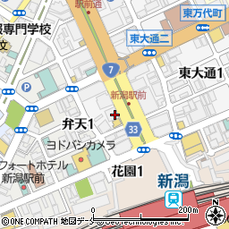 寧々家 新潟駅前店周辺の地図