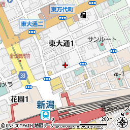 ふる川 新潟店周辺の地図