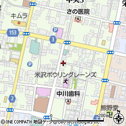 〒992-0045 山形県米沢市中央の地図