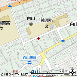 新潟県新潟市中央区白山浦周辺の地図