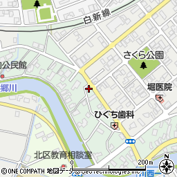 新潟県新潟市北区葛塚98周辺の地図