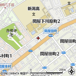 新潟県新潟市中央区関屋下川原町2丁目49周辺の地図