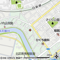 新潟県新潟市北区葛塚2418周辺の地図
