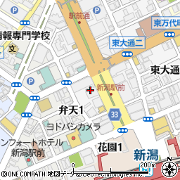 川崎設備工業株式会社新潟営業所周辺の地図