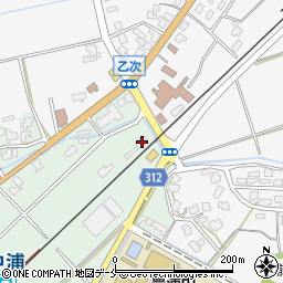 新潟県新発田市下飯塚165周辺の地図