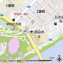 新潟市ひまわりクラブ　白山・ひまわりクラブ第１周辺の地図