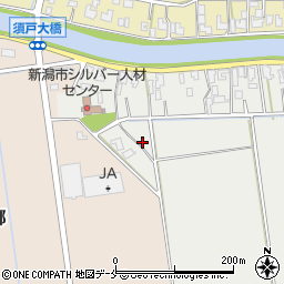 新潟県新潟市北区下土地亀694周辺の地図