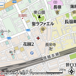 県信連アパート周辺の地図