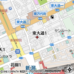 炭焼き成吉思汗 いし田 新潟駅前店周辺の地図