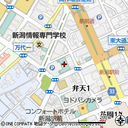 新潟東映ホテル　レストラン直通電話周辺の地図