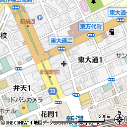 鯛家新潟店周辺の地図
