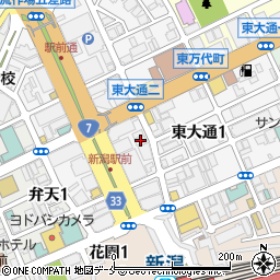 鯛家新潟店周辺の地図