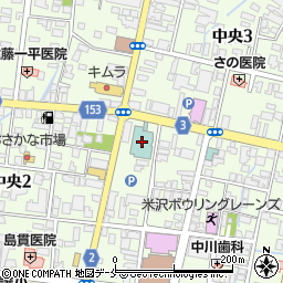 米沢エクセルホテル東急周辺の地図