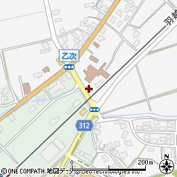 新発田消防署豊浦周辺の地図