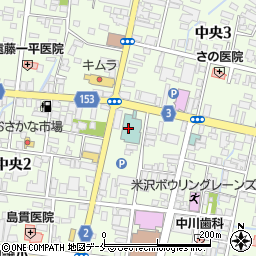 第一ホテル米沢周辺の地図