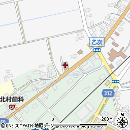 豊浦郵便局周辺の地図