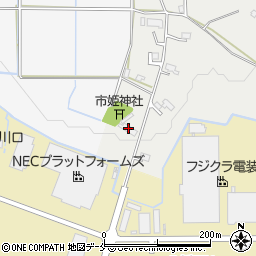 山形県米沢市竹井1-75周辺の地図