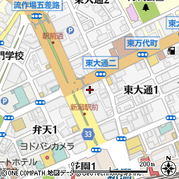 三機工業株式会社　新潟出張所周辺の地図