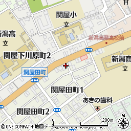 ツクイ新潟関屋周辺の地図