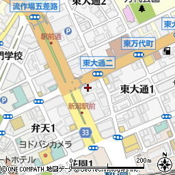 株式会社東京設計事務所　新潟支所周辺の地図