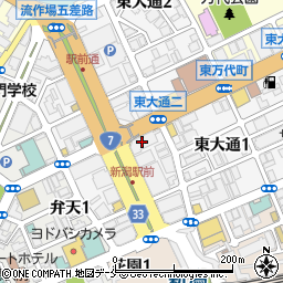 株式会社東京設計事務所　新潟支所周辺の地図