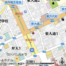 三井住友銀行新潟駅前 ＡＴＭ周辺の地図