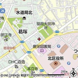 角喜寝具店周辺の地図