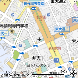 株式会社日水コン新潟事務所周辺の地図
