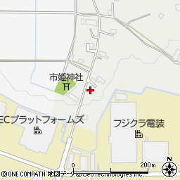 山形県米沢市竹井1-91周辺の地図