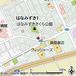 新潟県新潟市東区はなみずき1丁目15-27周辺の地図