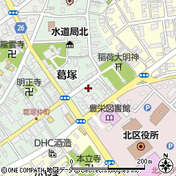 新潟県新潟市北区葛塚3304周辺の地図