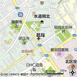 新潟県新潟市北区葛塚3261周辺の地図