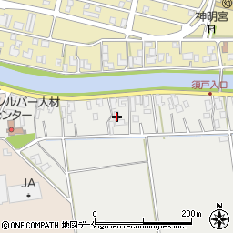 新潟県新潟市北区下土地亀381-2周辺の地図