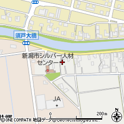 新潟県新潟市北区下土地亀407周辺の地図