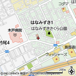 新潟県新潟市東区はなみずき1丁目15-36周辺の地図