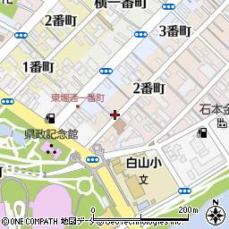 新潟県新潟市中央区本町通（１番町）周辺の地図