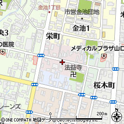 〒992-0014 山形県米沢市鍛冶町の地図