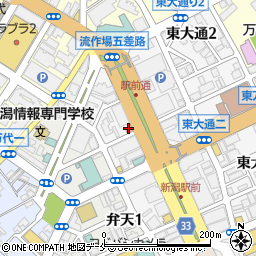 キャリアテクニカ学園東大通校周辺の地図