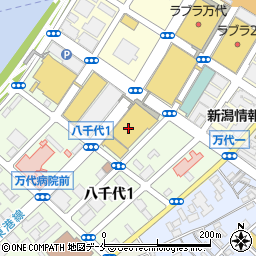 和幸伊勢丹新潟店周辺の地図