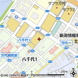 レリアン新潟伊勢丹店周辺の地図