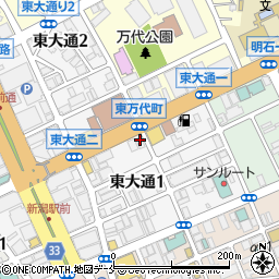 ローソン新潟明石通店周辺の地図