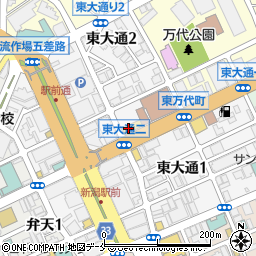 新潟ダイハツモータース本社周辺の地図