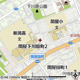 新潟県新潟市中央区関屋下川原町2丁目654周辺の地図