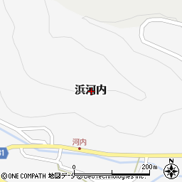 新潟県佐渡市浜河内周辺の地図